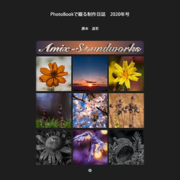 PhotoBookで綴る制作日誌　2020年号の表紙